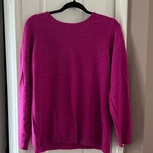 Charter Club Luxury Cashmere sweater - 100% Cashmere. Berry/ pink color.